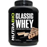 NutraBio Classic Whey Protein Powder- 25G Protein Per Scoop -No Fillers, Artificial Colors, Preservatives - Low Glycemic Index - (Chocolate Peanut Butter)