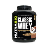 NutraBio Classic Whey Protein Powder- Full-Spectrum Amino Acid Profile - No Fillers, Artificial Colors, Preservatives - Low Glycemic Index - Chocolate Milkshake, 5 Pounds