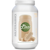 NutraBio Plant Protein – Complete Amino Acid Profile – 20G Protein per Scoop – Gluten and Dairy Free, Zero Fillers, Naturally Sweetened, Non-GMO, USA Made Protein - Vanilla Wafer - 36 Serving